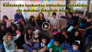 Hitza eskatzen dut Hezkuntzaren alde bideoa